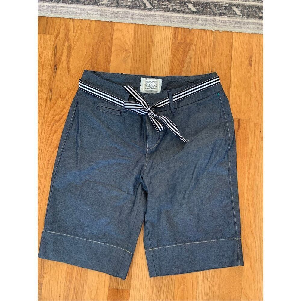 White House Black Market Oxford Bermuda Shorts